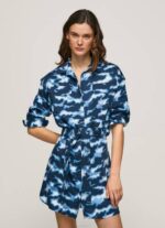 Pepe Jeans poltettu lyhyt naamiointimekko naiset multi TB00173 - Image 2