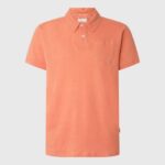 Pepe Jeans poolopaita puuvilla pellava miehet kurpitsa appelsiini TB001088
