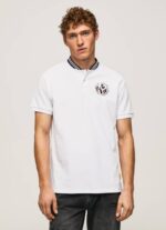 Pepe Jeans poolopaita puuvilla pellava miehet kurpitsa appelsiini TB001088 - Image 3