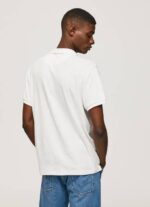 Pepe Jeans poolopaita puuvilla pellava miehet luonnonvalkoinen TB001089 - Image 4