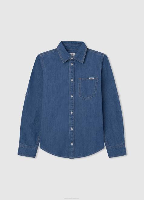 pepe_jeans_portezin_normaalikokoinen_denimpaita_poika_denim_tb001660.jpg Pepe Jeans Portezin normaalikokoinen denimpaita poika denim TB001660 - Image 1