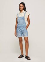 Pepe Jeans puuvilla denim lyhyet Dungarees naiset denim TB00175 - Image 2