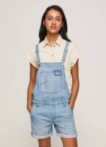 Pepe Jeans puuvilla denim lyhyet Dungarees naiset denim TB00175