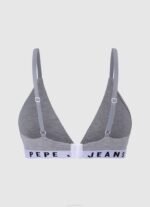 Pepe Jeans puuvilla kolmionmuotoiset rintaliivit naiset harmaa marli TB00566 - Image 2