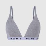Pepe Jeans puuvilla kolmionmuotoiset rintaliivit naiset harmaa marli TB00566