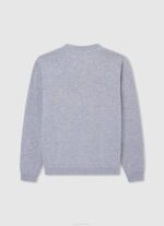 Pepe Jeans puuvillainen brodeerattu logopaita poika harmaa marli TB001588 - Image 2
