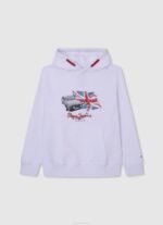 Pepe Jeans puuvillainen brodeerattu logopaita poika harmaa marli TB001588 - Image 5