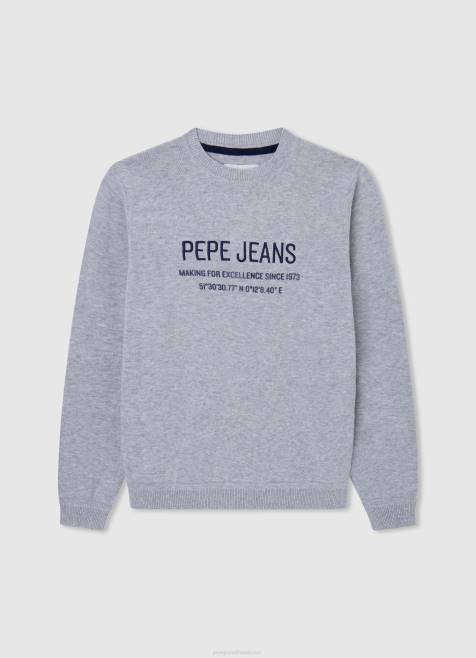 pepe_jeans_puuvillainen_brodeerattu_logopaita_poika_harmaa_marli_tb001588.jpg Pepe Jeans puuvillainen brodeerattu logopaita poika harmaa marli TB001588 - Image 1