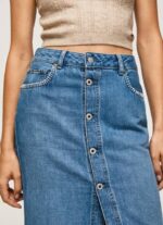 Pepe Jeans puuvillainen denim midihame naiset denim TB00100 - Image 3