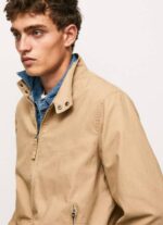Pepe Jeans puuvillainen harrington-takki miehet kameli TB00830 - Image 5