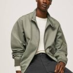 Pepe Jeans puuvillainen harrington-takki miehet valu TB00829