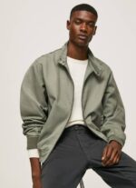 Pepe Jeans puuvillainen harrington-takki miehet valu TB00829