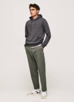 Pepe Jeans puuvillainen huppari miehet pesty mustaksi TB00875 - Image 2
