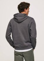 Pepe Jeans puuvillainen huppari miehet pesty mustaksi TB00875 - Image 4