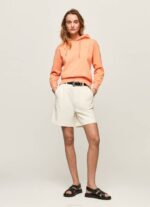 Pepe Jeans puuvillainen huppari naiset persikka TB00282 - Image 2