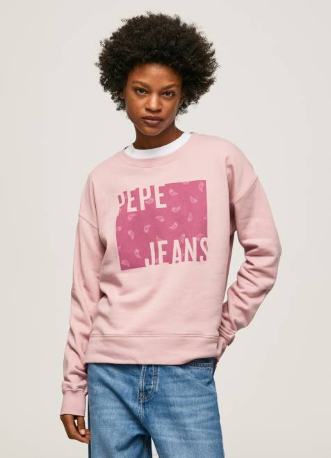 pepe_jeans_puuvillainen_logopusero_naiset_samea_vaaleanpunainen_tb00285.jpg Pepe Jeans puuvillainen logopusero naiset samea vaaleanpunainen TB00285 - Image 1