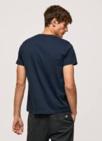 Pepe Jeans puuvillainen t-paita, jossa harjalogo miehet dulwich TB00932 - Image 4