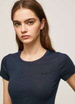 Pepe Jeans puuvillainen t-paita logolla naiset dulwich TB00417 - Image 3