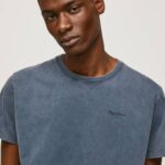 Pepe Jeans puuvillainen t-paita painettu logolla miehet dulwich TB00948