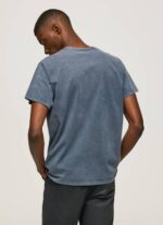 Pepe Jeans puuvillainen t-paita painettu logolla miehet dulwich TB00948 - Image 4