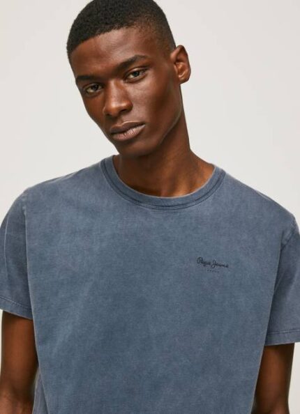 Pepe Jeans puuvillainen t-paita painettu logolla miehet dulwich TB00948