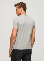 Pepe Jeans puuvillainen t-paita painettu logolla miehet harmaa marli TB001013 - Image 4