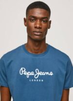 Pepe Jeans puuvillainen t-paita painettu logolla miehet jarman TB00934 - Image 3