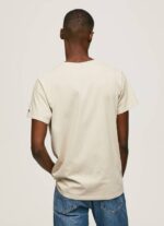 Pepe Jeans puuvillainen t-paita painettu logolla miehet maltaat TB00939 - Image 4