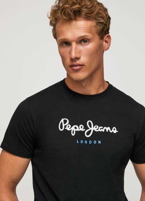 pepe_jeans_puuvillainen_t_paita_painettu_logolla_miehet_musta_tb001000.jpg Pepe Jeans puuvillainen t-paita painettu logolla miehet musta TB001000 - Image 1
