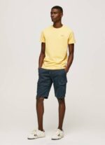 Pepe Jeans puuvillainen t-paita painettu logolla miehet paistaa TB00943 - Image 2