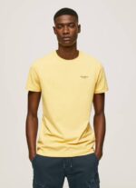 Pepe Jeans puuvillainen t-paita painettu logolla miehet paistaa TB00943