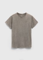 Pepe Jeans puuvillainen t-paita painettu logolla miehet pesty mustaksi TB00927 - Image 5