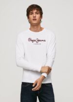 Pepe Jeans puuvillainen t-paita painettu logolla miehet valkoinen TB001018 - Image 3