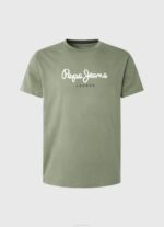 Pepe Jeans puuvillainen t-paita painettu logolla miehet valu TB00920 - Image 5