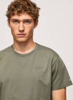Pepe Jeans puuvillainen t-paita painettu logolla miehet valu TB00949 - Image 3