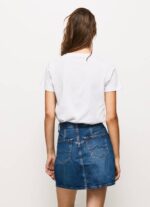 Pepe Jeans puuvillainen t-paita painettu logolla naiset valkoinen TB00411 - Image 4