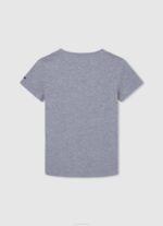Pepe Jeans puuvillainen t-paita painettu logolla poika harmaa marli TB001634 - Image 2