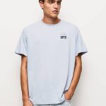 Pepe Jeans Puuvillainen t-paita vuodelta 1973 miehet valkaisu sininen TB00924