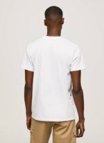 Pepe Jeans Puuvillainen t-paita vuodelta 1973 miehet valkoinen TB00950 - Image 4