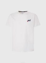 Pepe Jeans Puuvillainen t-paita vuodelta 1973 miehet valkoinen TB00950 - Image 5