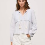 Pepe Jeans puuvillainen voile-tunika naiset multi TB00349