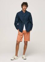 Pepe Jeans puuvillaiset chino shortsit miehet kurpitsa appelsiini TB001132