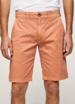 Pepe Jeans puuvillaiset chino shortsit miehet kurpitsa appelsiini TB001132 - Image 3