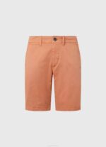 Pepe Jeans puuvillaiset chino shortsit miehet kurpitsa appelsiini TB001132 - Image 5