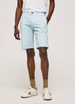 Pepe Jeans puuvillaiset chino shortsit miehet valkaisu sininen TB001115 - Image 2