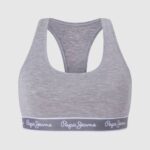 Pepe Jeans puuvillaiset urheiluliivit naiset harmaa marli TB00544