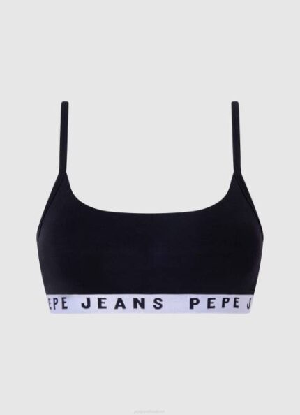 Pepe Jeans puuvillaiset urheiluliivit naiset musta TB00567