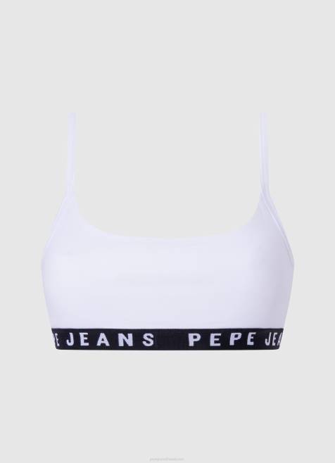 pepe_jeans_puuvillaiset_urheiluliivit_naiset_valkoinen_tb00536.jpg Pepe Jeans puuvillaiset urheiluliivit naiset valkoinen TB00536 - Image 1
