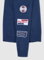 Pepe Jeans puuvillatrikoo, jossa paikatut yksityiskohdat poika jarman TB001597 - Image 3