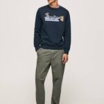 Pepe Jeans pyöreä kaulus puuvillapusero miehet dulwich TB00894